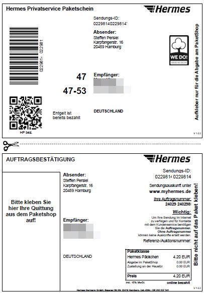 hermes gailingen|hermes schein kaufen.